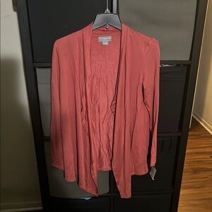Women's Coral Open Front Cardigan